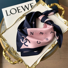 Load image into Gallery viewer, Chanel CC Logo Silk Scarf
