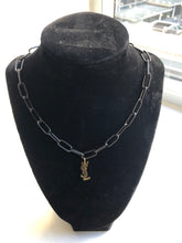 Load image into Gallery viewer, YSL Sain Laurent Chain Link Choker Necklace
