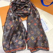 Load image into Gallery viewer, Louis Vuitton Iconic Silk Logo Scarves
