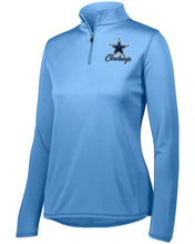 Load image into Gallery viewer, 2787 Dallas Cowboys Embroidery Ladies Attain Quarter-Zip Pullover

