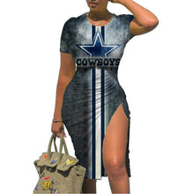 Load image into Gallery viewer, Dallas Cowboys Custom Logo NFL Dress #1
