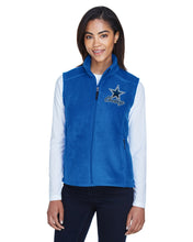 Load image into Gallery viewer, 78191 Dallas Cowboys Embroidery Ladies Journey Fleece Vest
