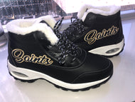 New Orleans Saints Custom Ladies Lightweight Winter Fur Lined Boots