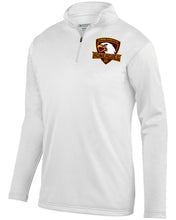Load image into Gallery viewer, AG5507 McDonogh 35 Roneagles Embroidery Men Dry-Fit Fleece Quarter-Zip Pullover
