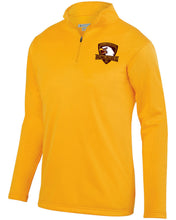 Load image into Gallery viewer, AG5507 McDonogh 35 Roneagles Embroidery Men Dry-Fit Fleece Quarter-Zip Pullover
